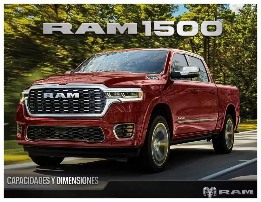 RAM 1500 - Capacidades y Dimensiones - 1