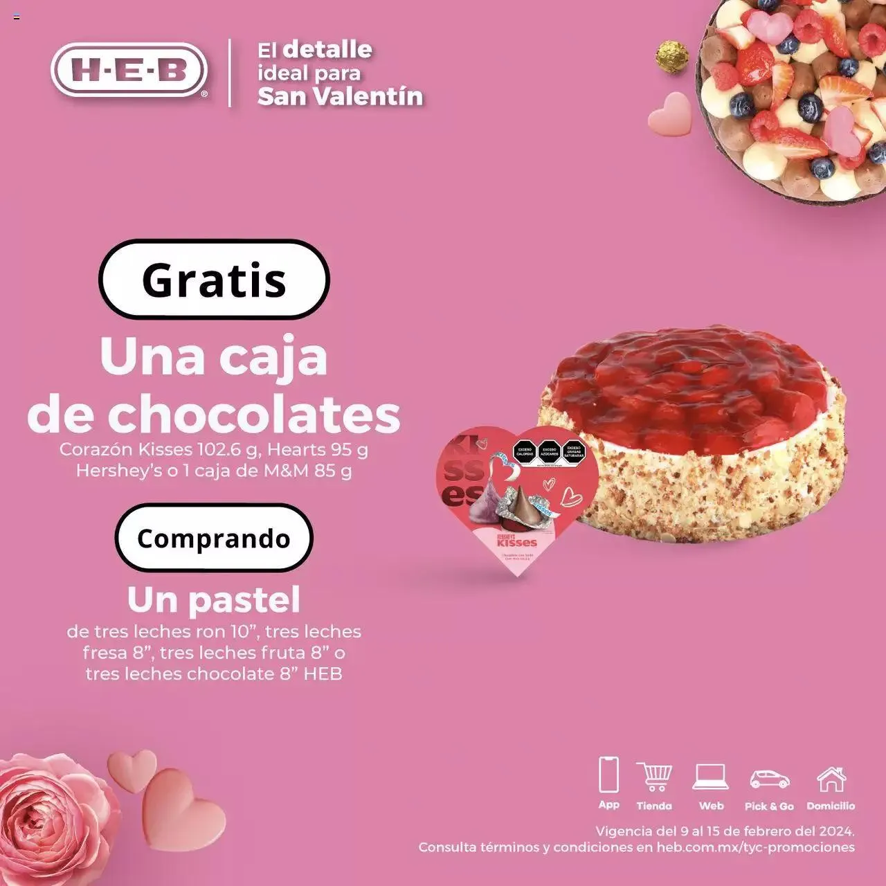 Catálogo de H-E-B promociones San Valentín 9 de febrero al 15 de febrero 2024 - Pagina 3