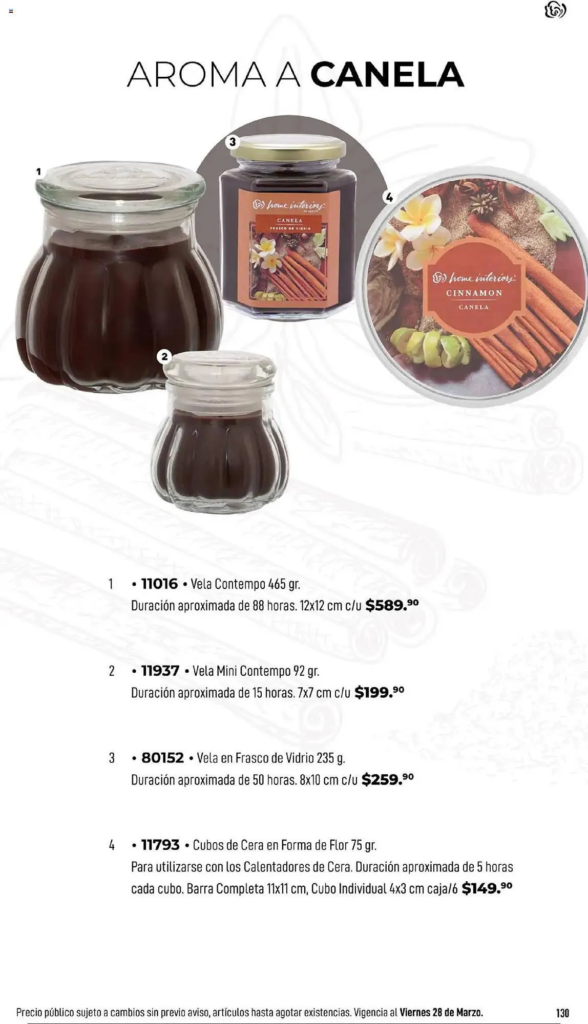 Catálogo de Catálogo Home Interiors 17 de febrero al 28 de marzo 2025 - Pagina 130