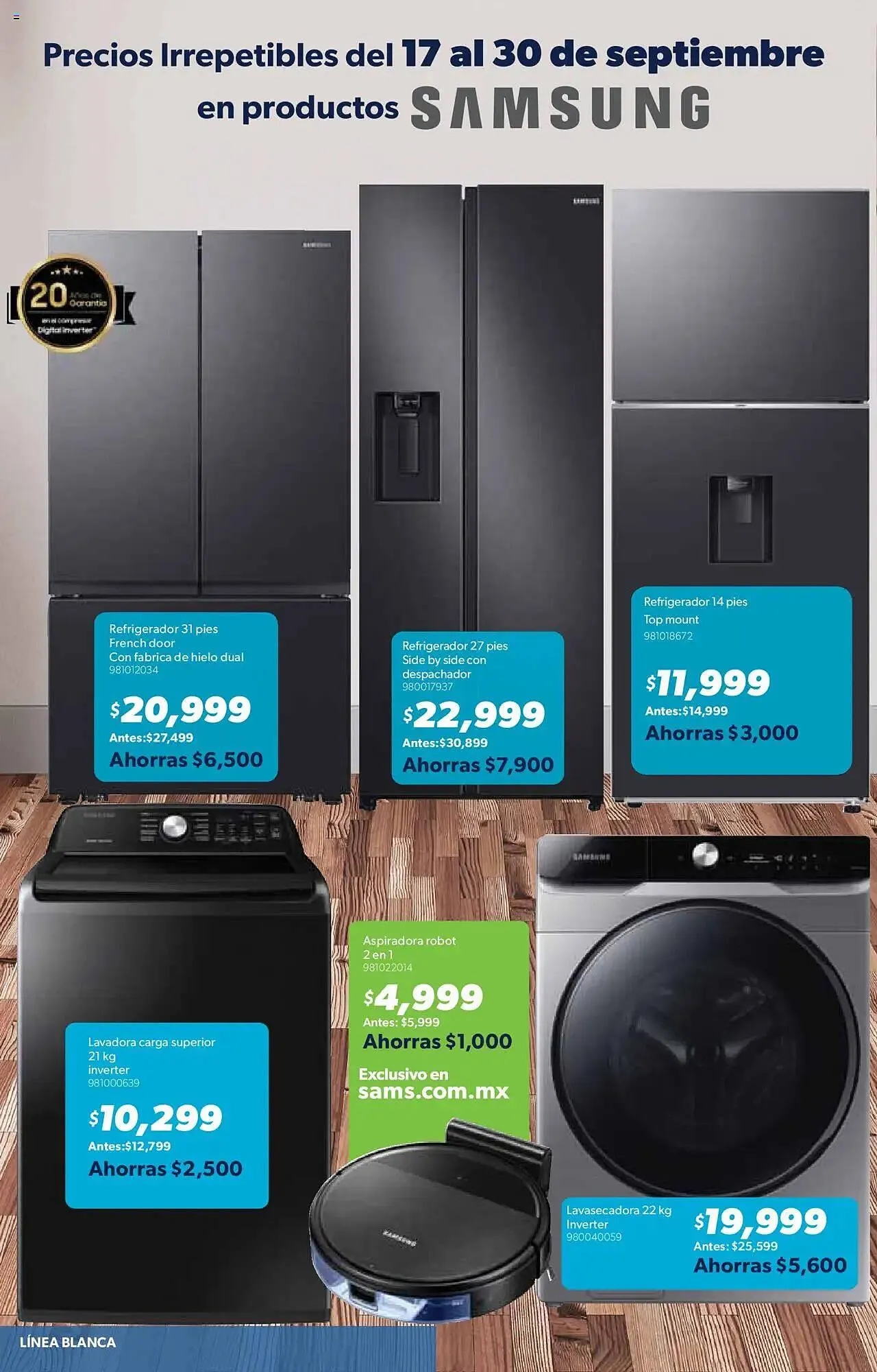 Catálogo de Catálogo Sam's Club 4 de septiembre al 8 de octubre 2025 - Pagina 22