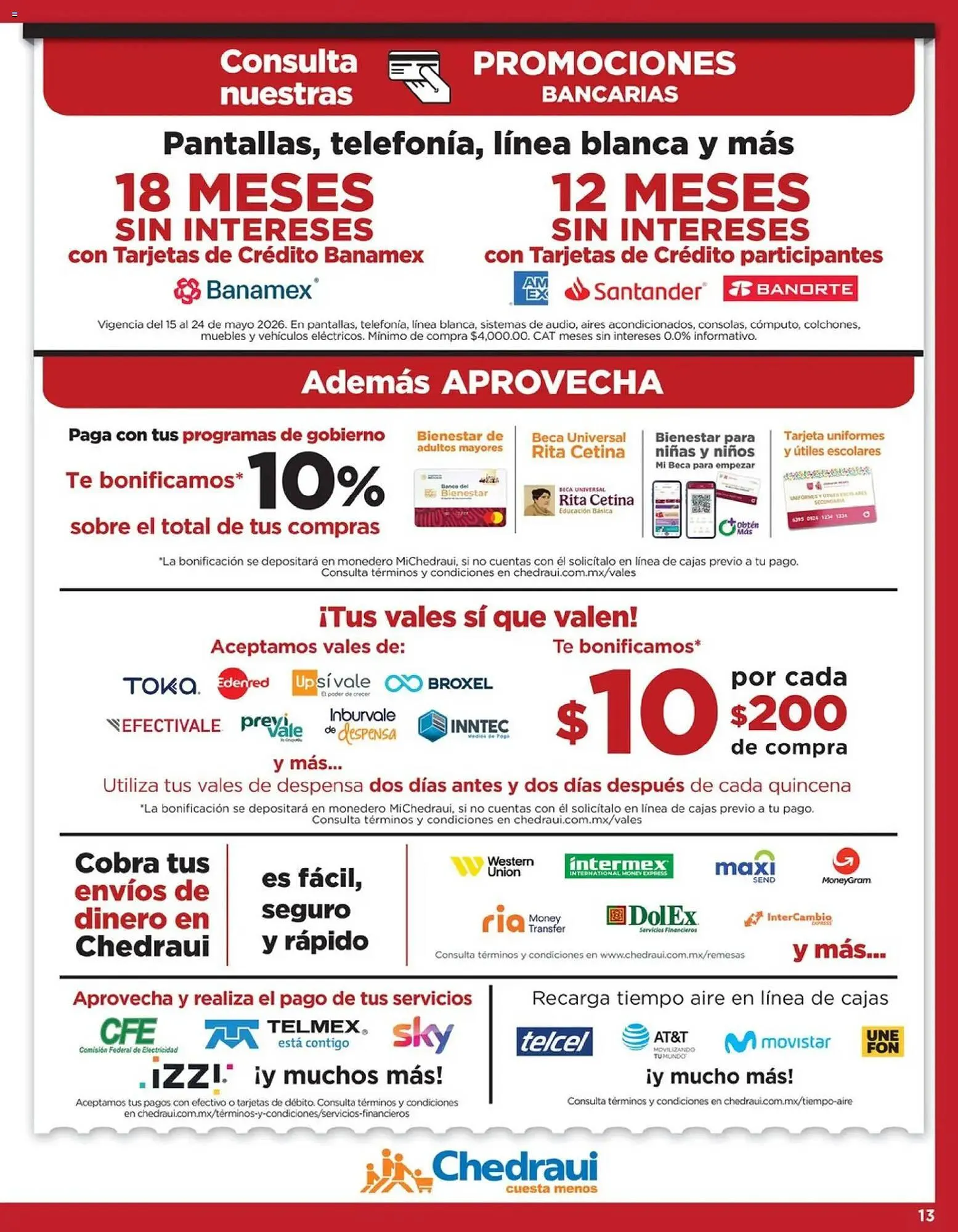 Catálogo de Folleto Chedraui 15 de mayo al 25 de mayo 2026 - Pagina 13