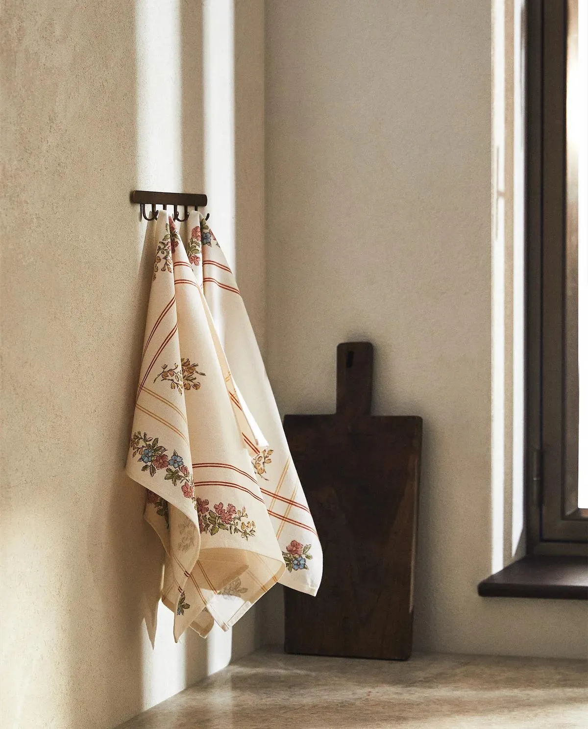 PAÑO COCINA ESTAMPADO FLORAL (PACK DE 2)