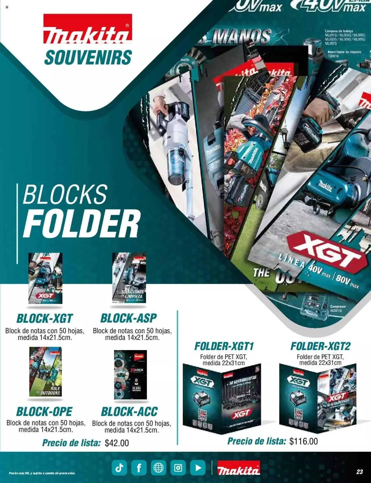 Catálogo de Makita catálogo publicidad 22 de marzo al 31 de diciembre 2023 - Pagina 23