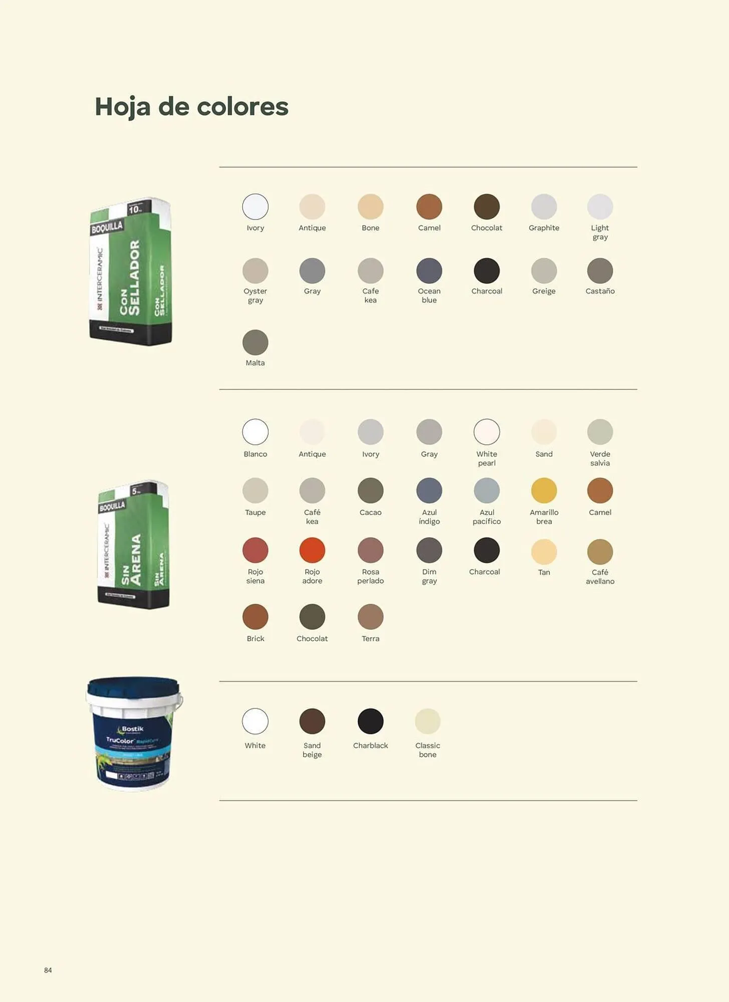 Catálogo de Catálogo Interceramic 3 de octubre al 3 de octubre 2026 - Pagina 84