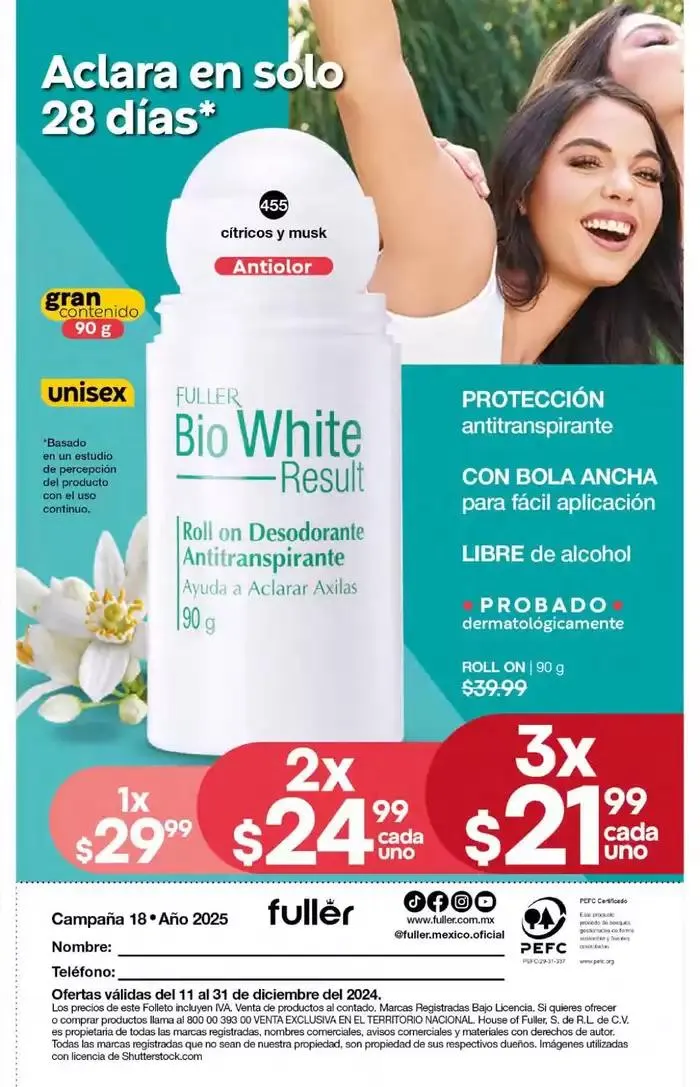 Catálogo de Fuller CAMPAÑA 18 12 de diciembre al 31 de diciembre 2024 - Pagina 90