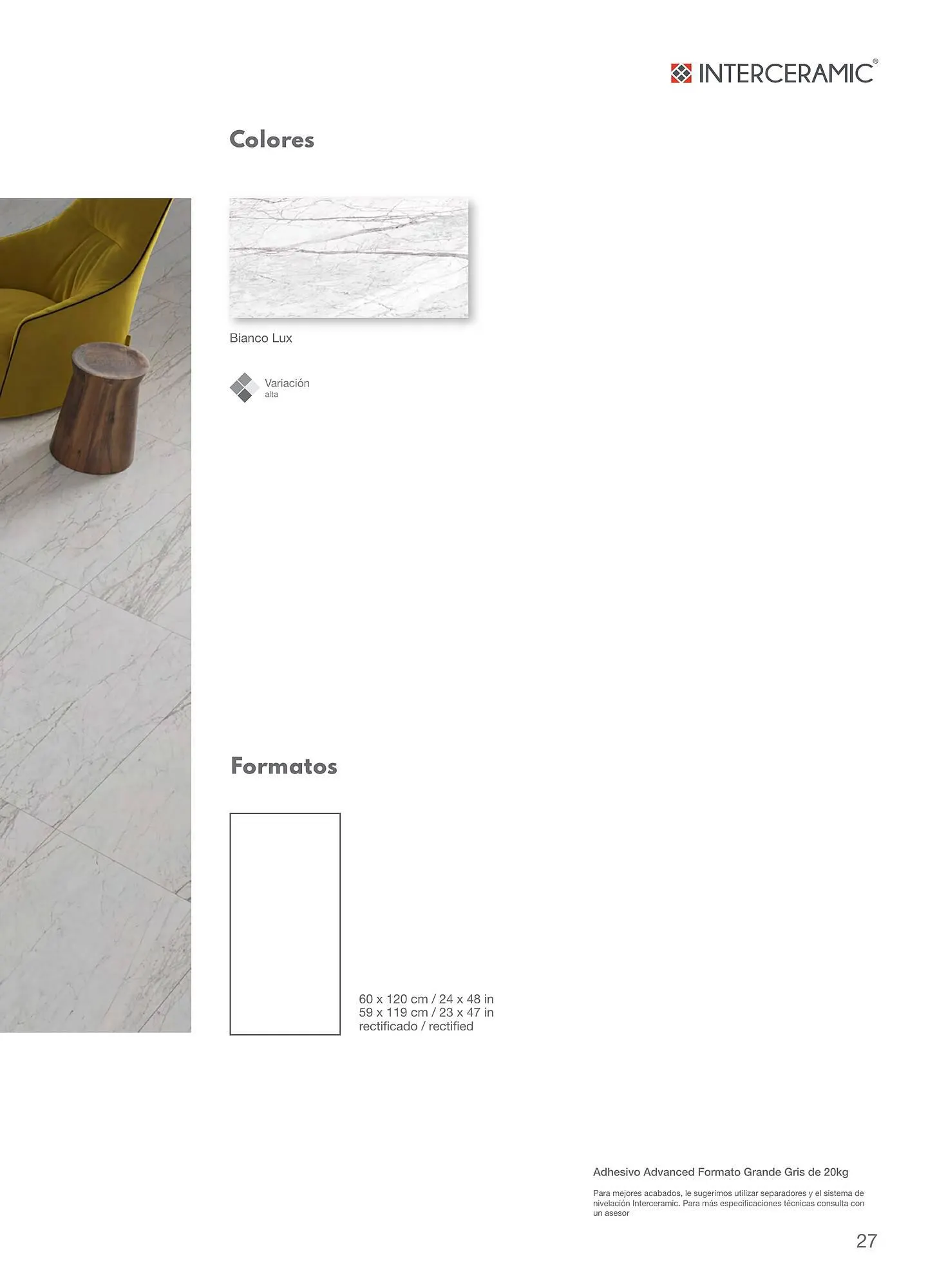 Catálogo de Catálogo Interceramic 12 de marzo al 31 de diciembre 2024 - Pagina 27