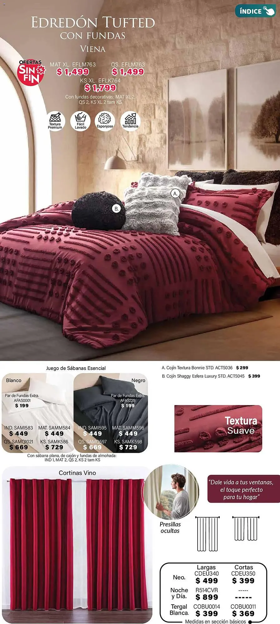 Catálogo de Catálogo Colchas Concord 1 de noviembre al 1 de febrero 2026 - Pagina 136