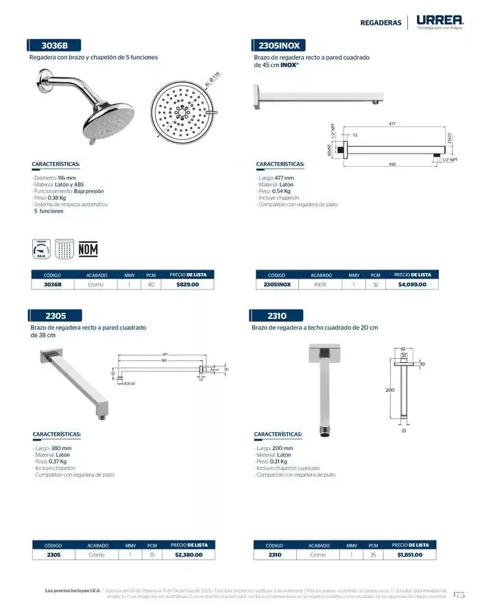 Catálogo de Catálogo Residencial 2025 28 de febrero al 28 de febrero 2026 - Pagina 181