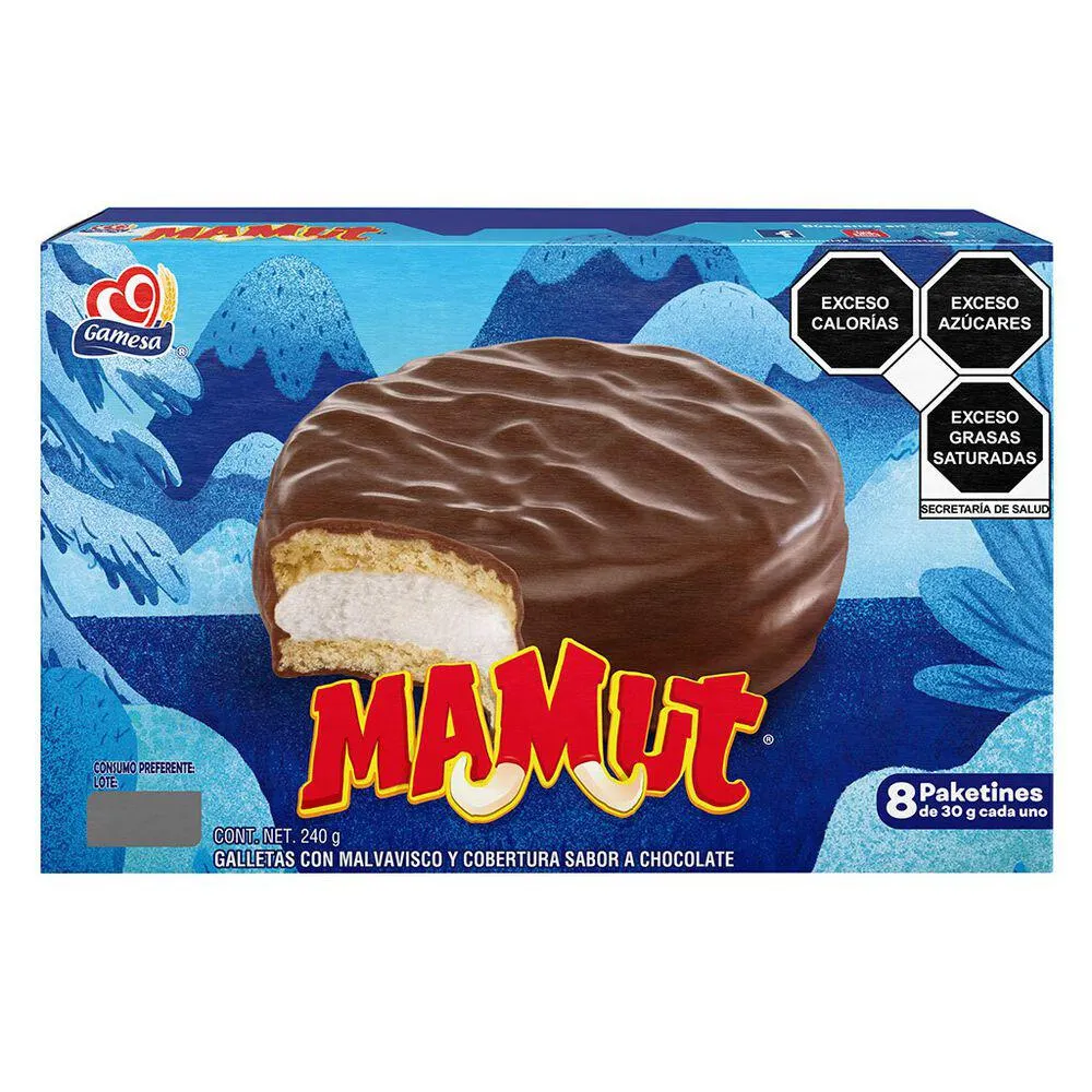 Galletas Gamesa Mamut Chocolate 240g