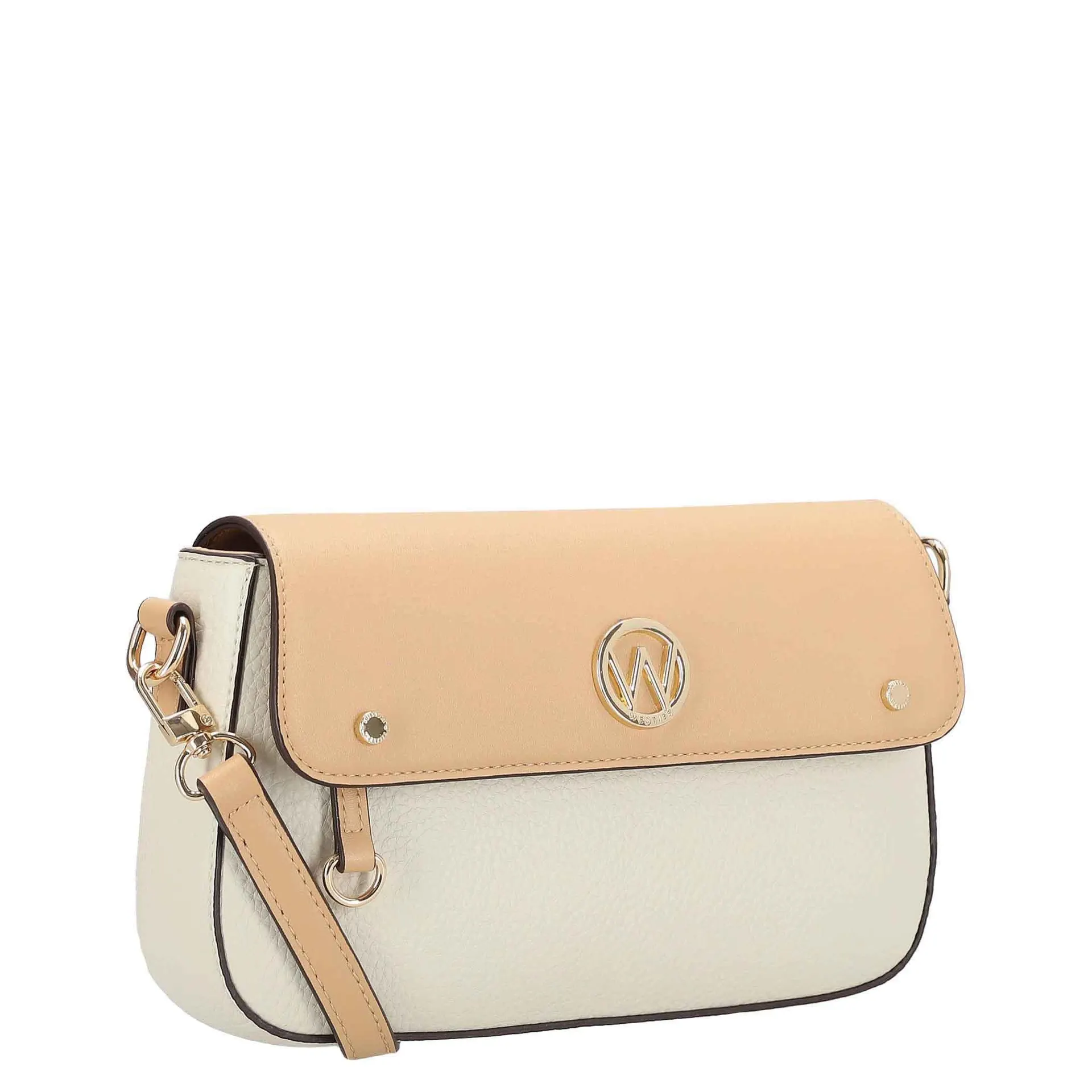 Bolsa Crossbody Rainier Ritacuba Sintetico Marfil Multicolor Westies