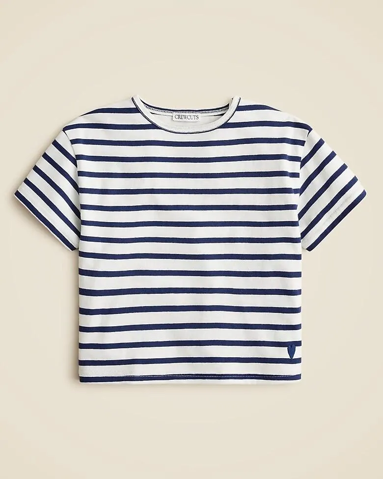 Girls' everyday T-shirt in vintage jersey