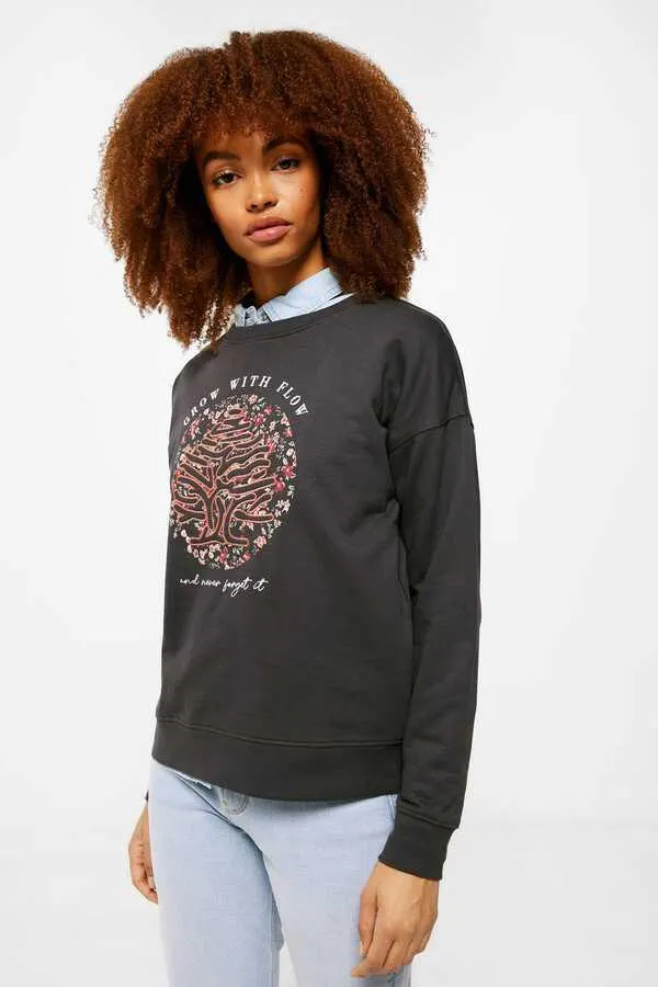 Sudadera árbol "Grow with flow"