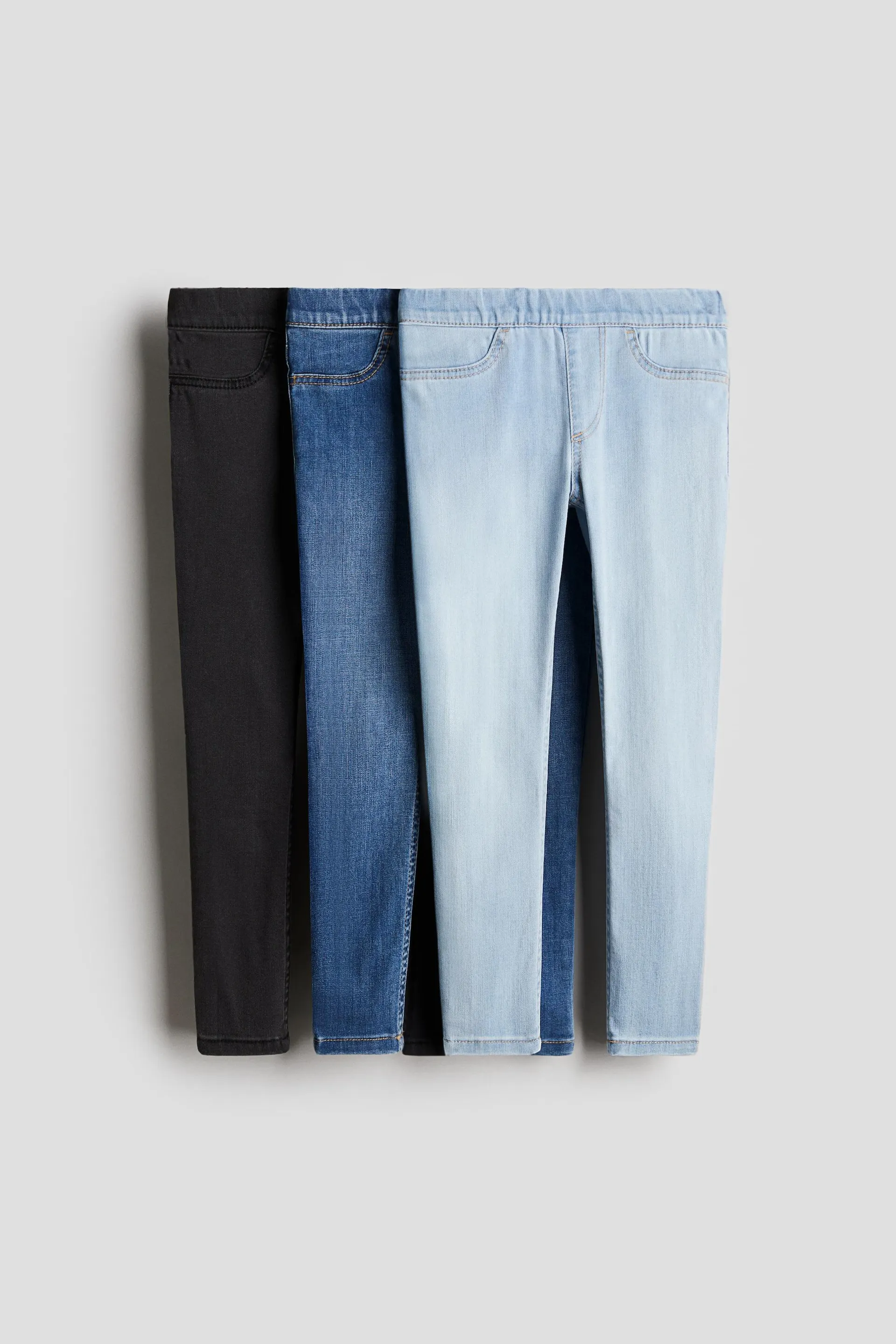 3-pack Jeggings en denim