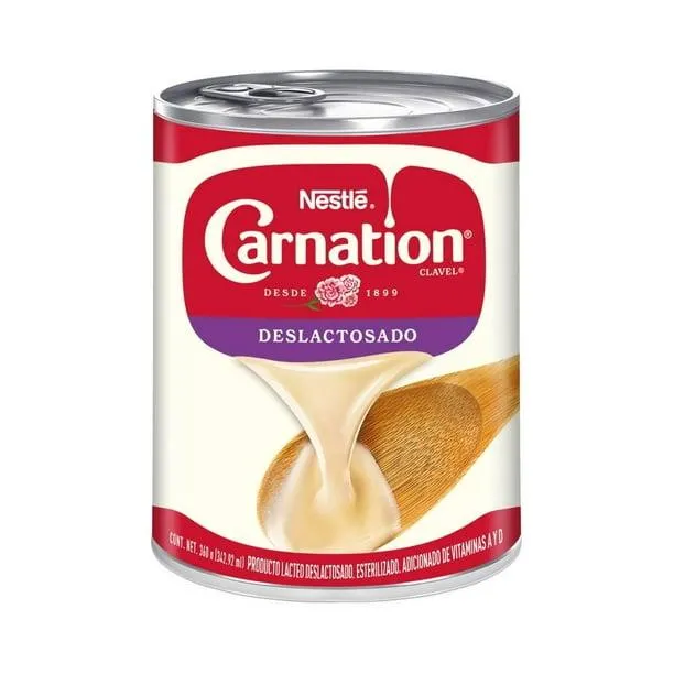 Producto lácteo Nestlé Carnation Clavel deslactosado 360 g