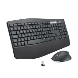 Kit de Teclado y Mouse Logitech MK850, Inalámbrico, RF Inalámbrico + Bluetooth, Negro (Español)
