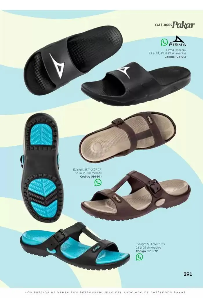 Catálogo de Pakar Sandalia 31 de enero al 31 de mayo 2025 - Pagina 291
