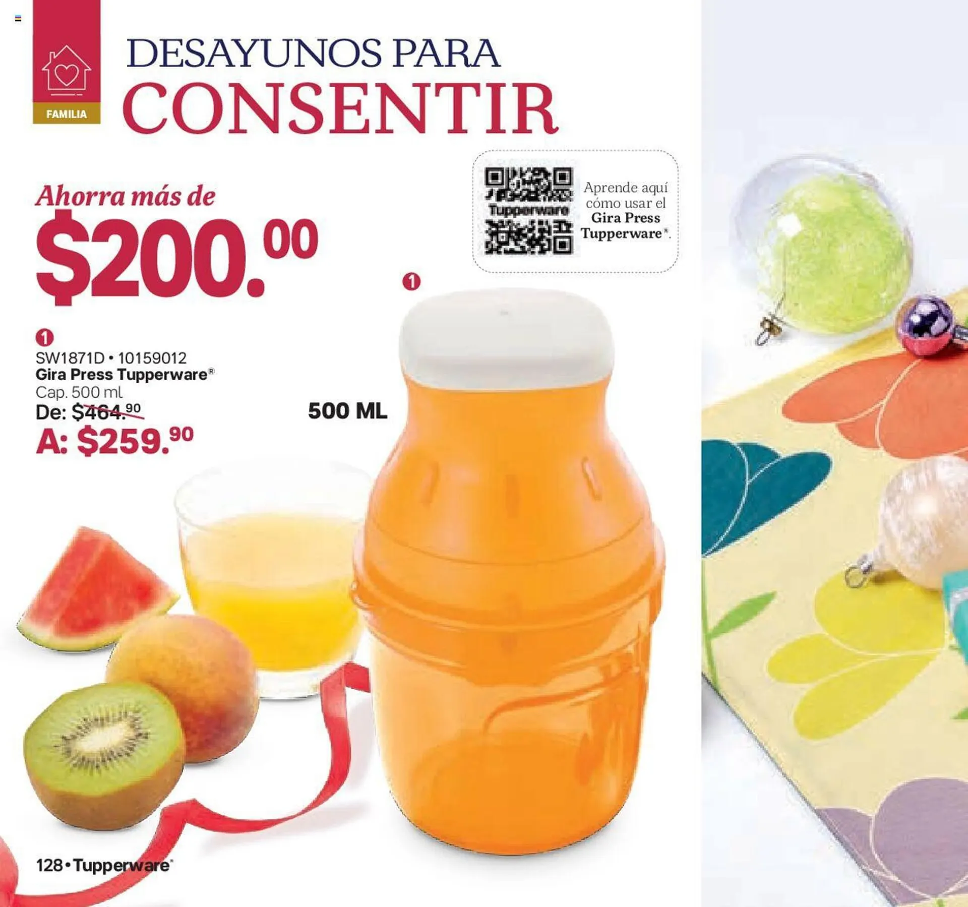 Catálogo de Catálogo Tupperware 23 de octubre al 12 de noviembre 2023 - Pagina 128