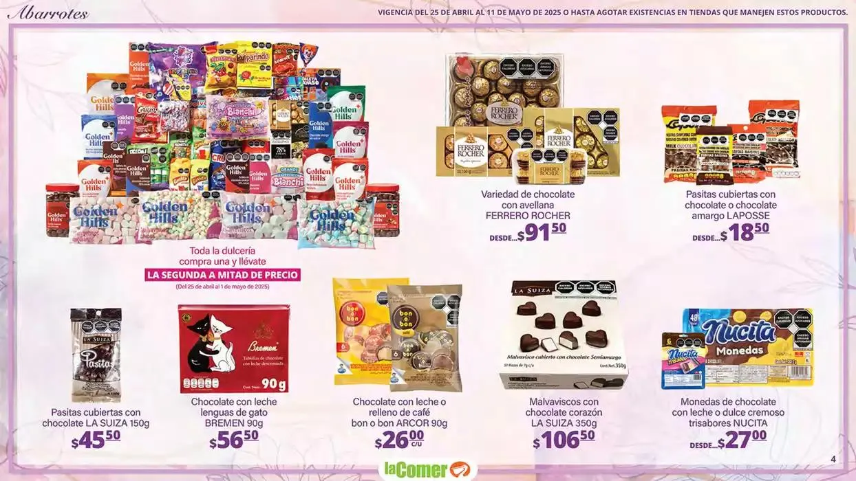 Catálogo de La Comer - Día de la Madre  24 de abril al 11 de mayo 2025 - Pagina 4