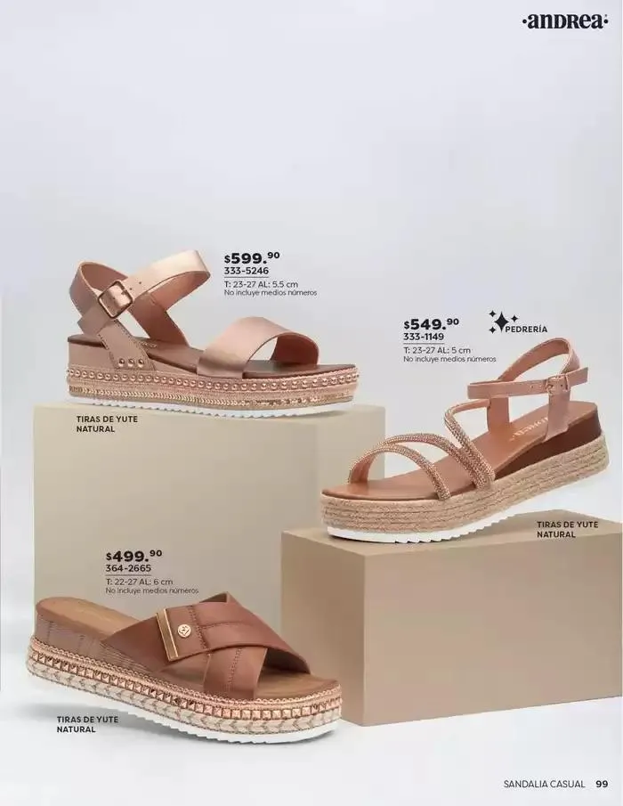 Catálogo de ANDREA | CALZADO DAMA 26 de enero al 24 de mayo 2025 - Pagina 99
