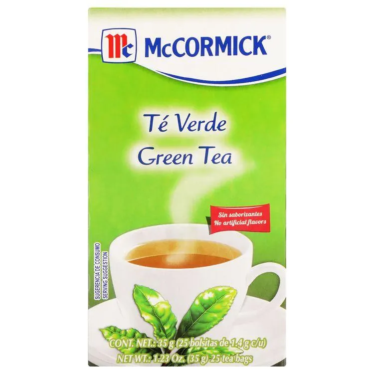 Té Verde 25 Sobres - Mc Cormick - 1 pieza
