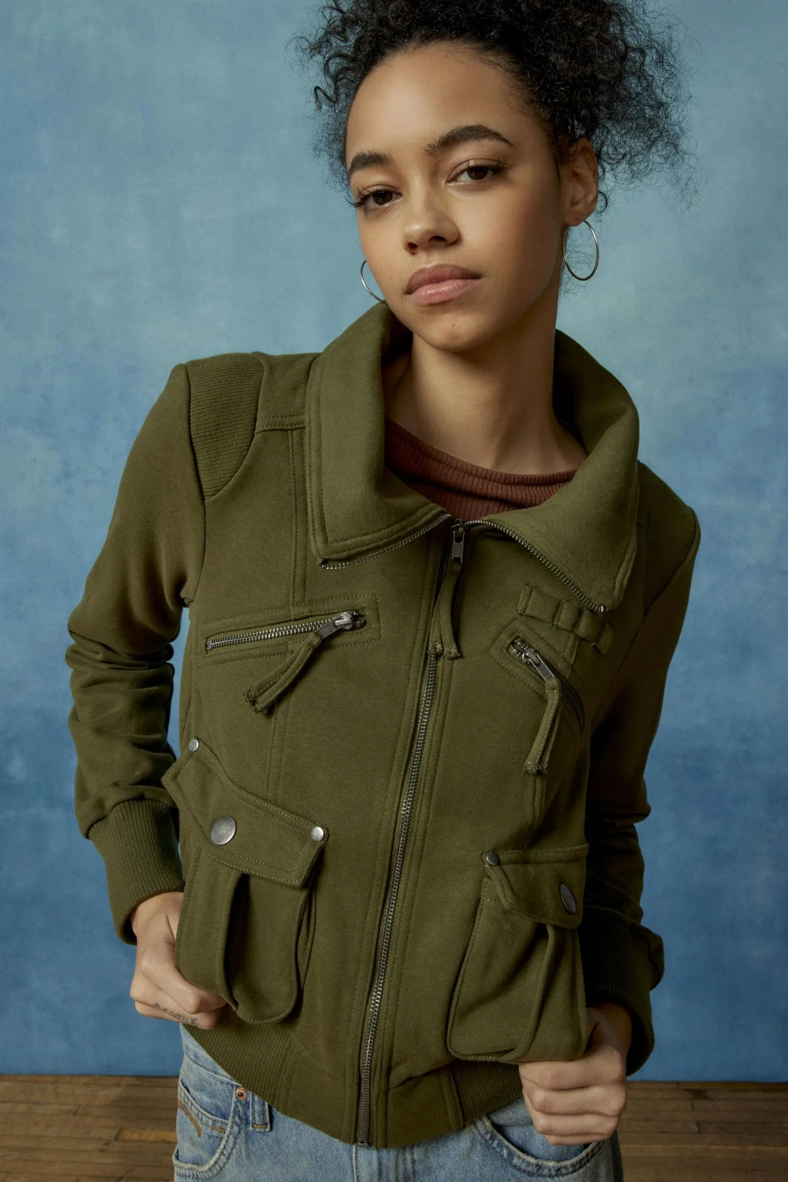 BDG Ora Zip-Up Utility Jacket