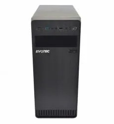 Gabinete Evotec EV-1004, Midi-Tower, ATX/Micro-ATX/Mini-ITX, USB 2.0/3.0, con Fuente de 600W, sin Ventiladores Instalados, Negro