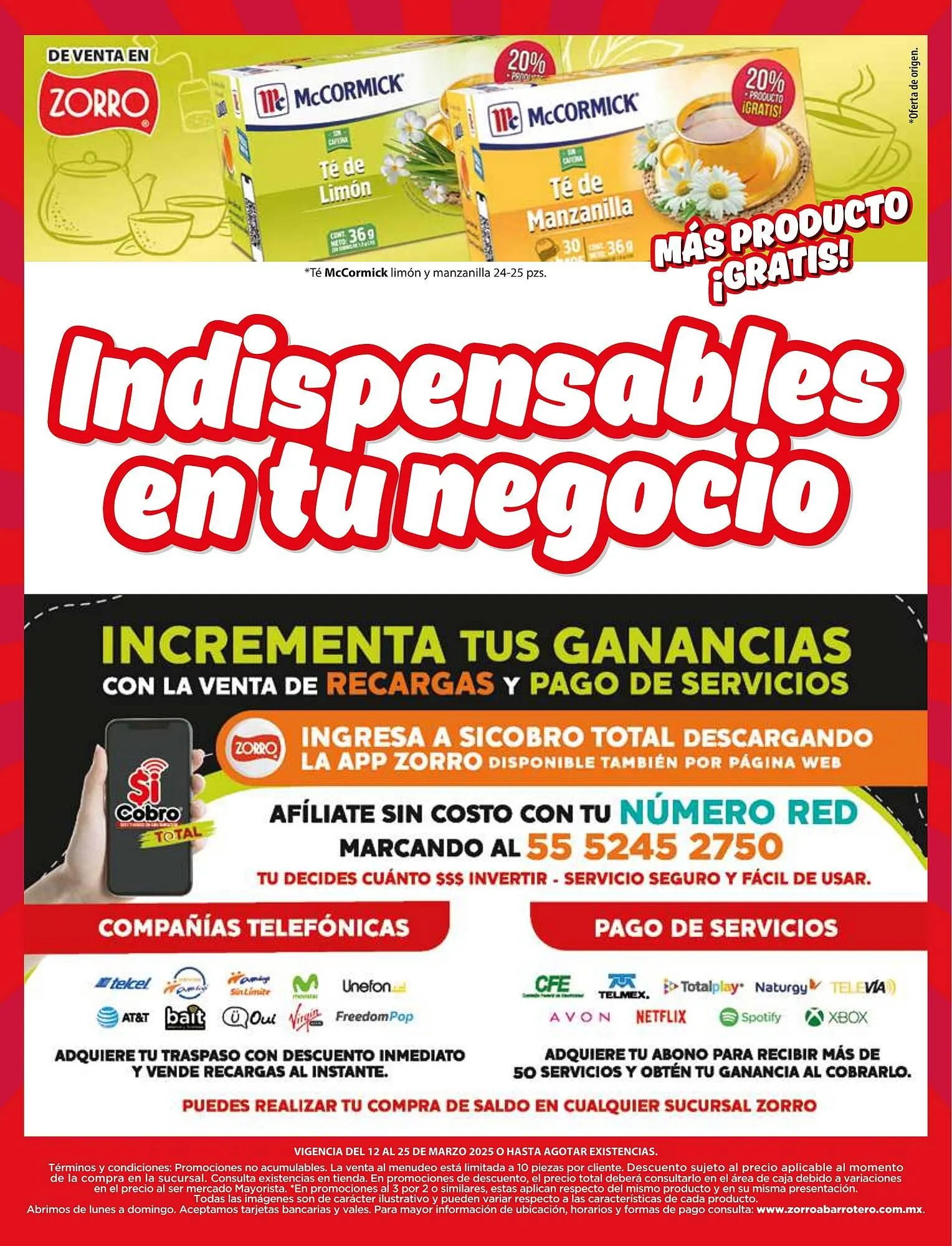 Catálogo de Catálogo Zorro 12 de marzo al 25 de marzo 2025 - Pagina 7