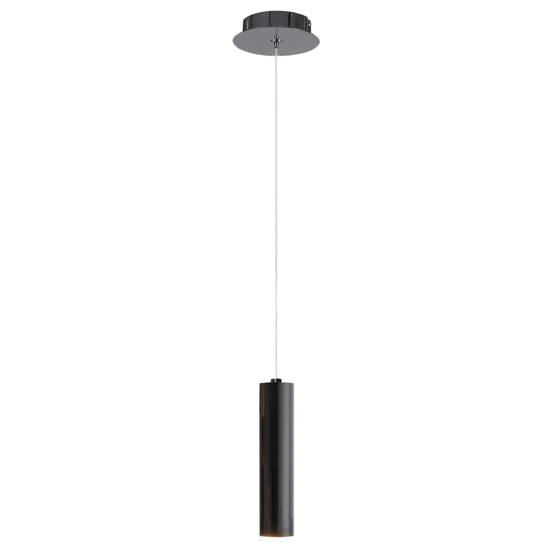 Lámpara colgante led de interior tipo cilindro Minha 6 x 30cm con cable de 3m