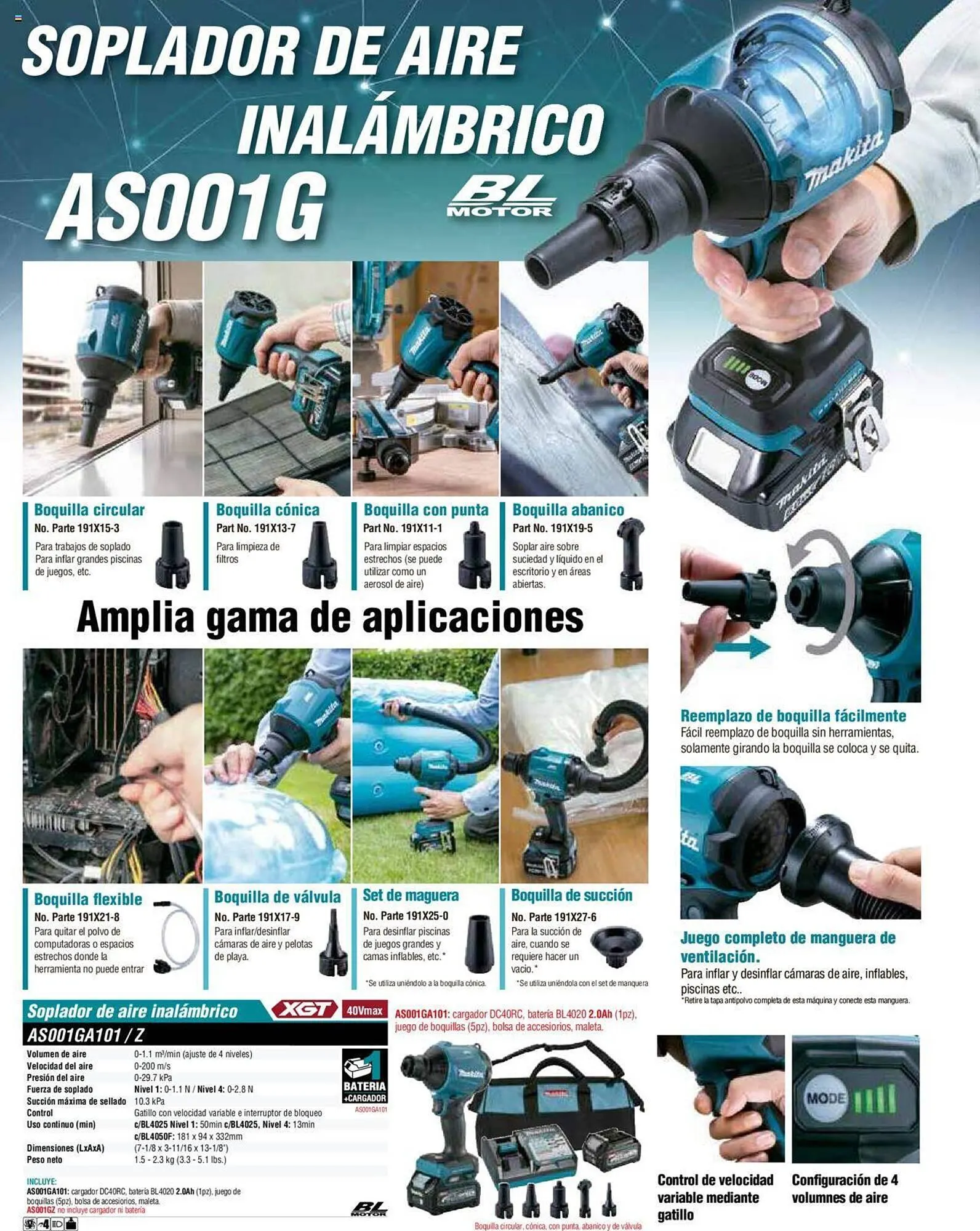 Catálogo de Catálogo Makita 8 de julio al 31 de diciembre 2025 - Pagina 292