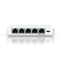 Switch Ubiquiti Networks Flex Mini, 5 Puertos 2.5G Ethernet 100/1000/2500 1 x PoE No disponible, 25 Gbit/s, Administrado