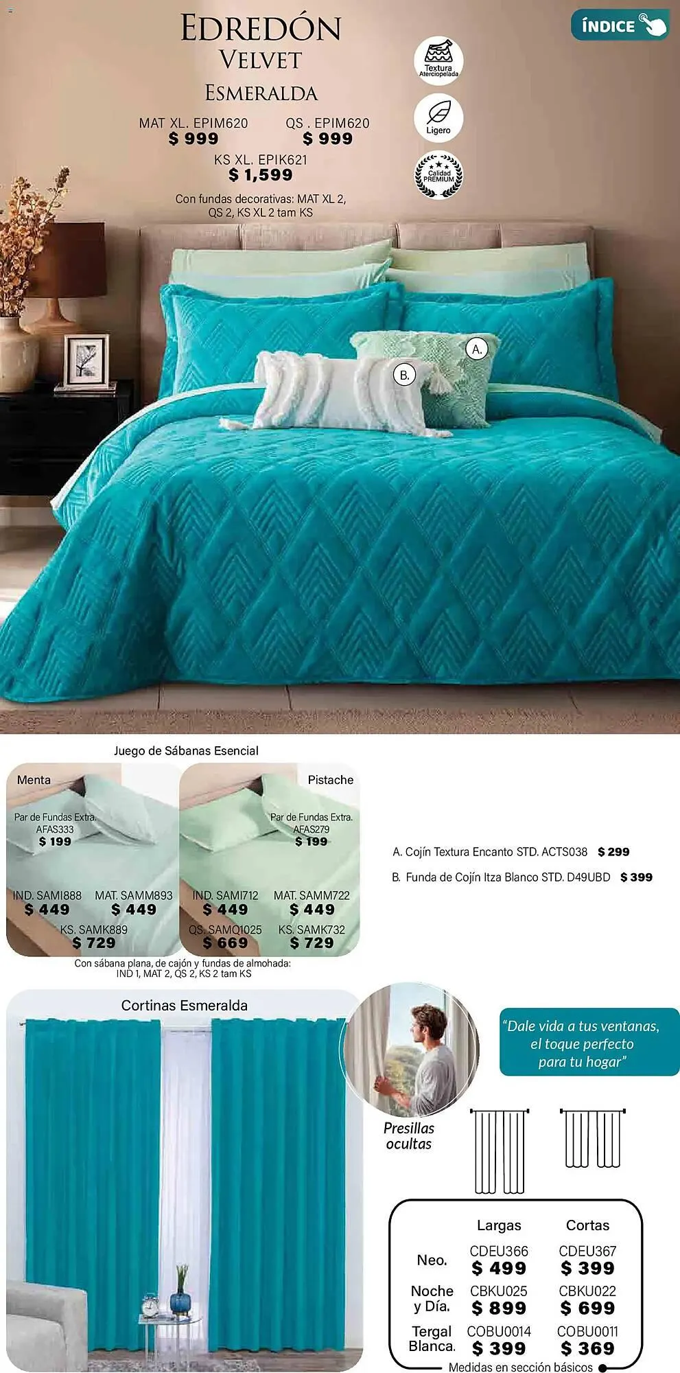 Catálogo de Catálogo Colchas Concord 1 de noviembre al 1 de febrero 2026 - Pagina 365