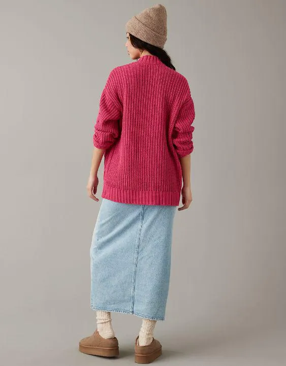 AE Slouchy Chenille Cardigan