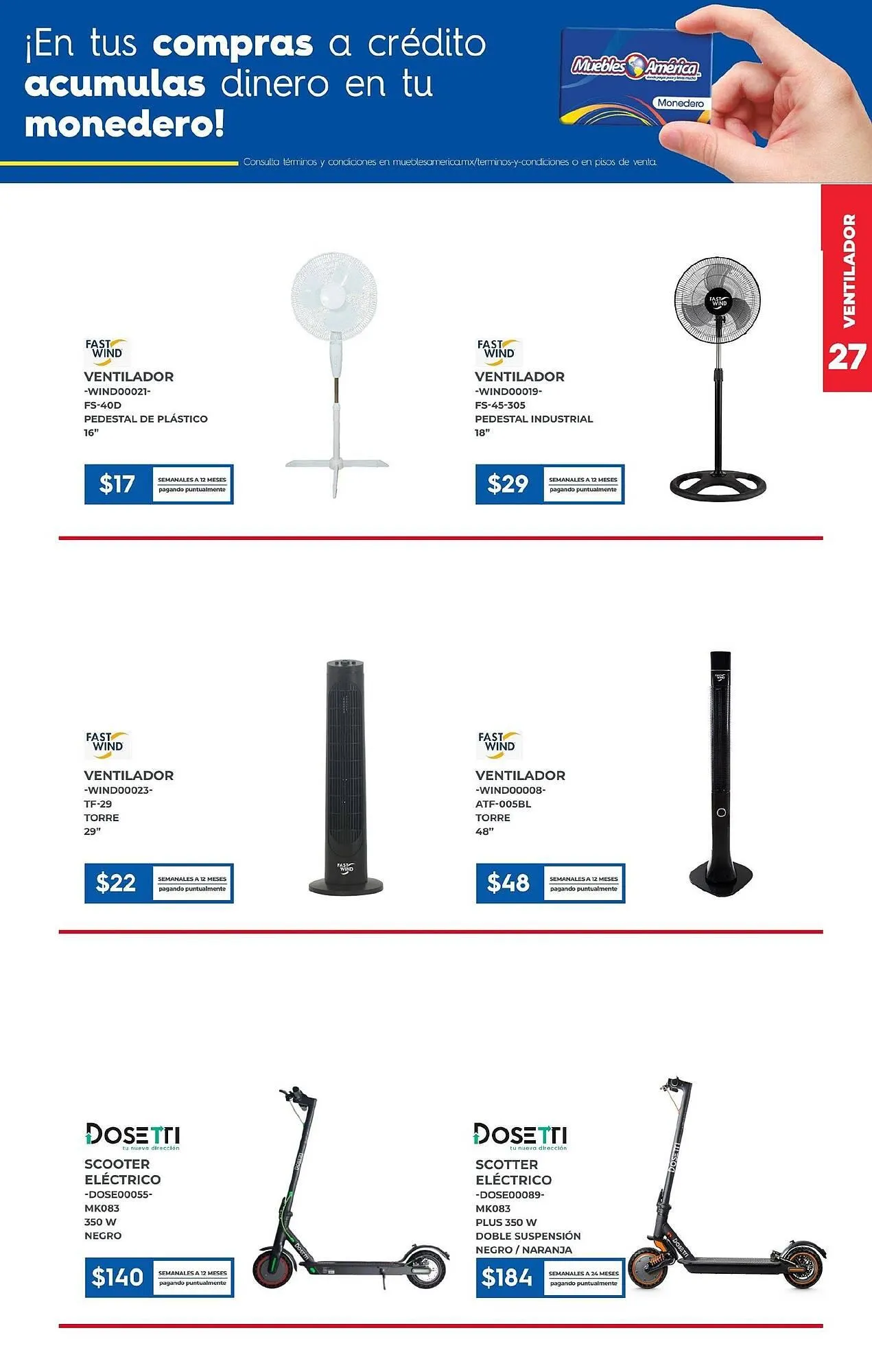 Catálogo de Catálogo Muebles América 21 de julio al 15 de agosto 2025 - Pagina 27