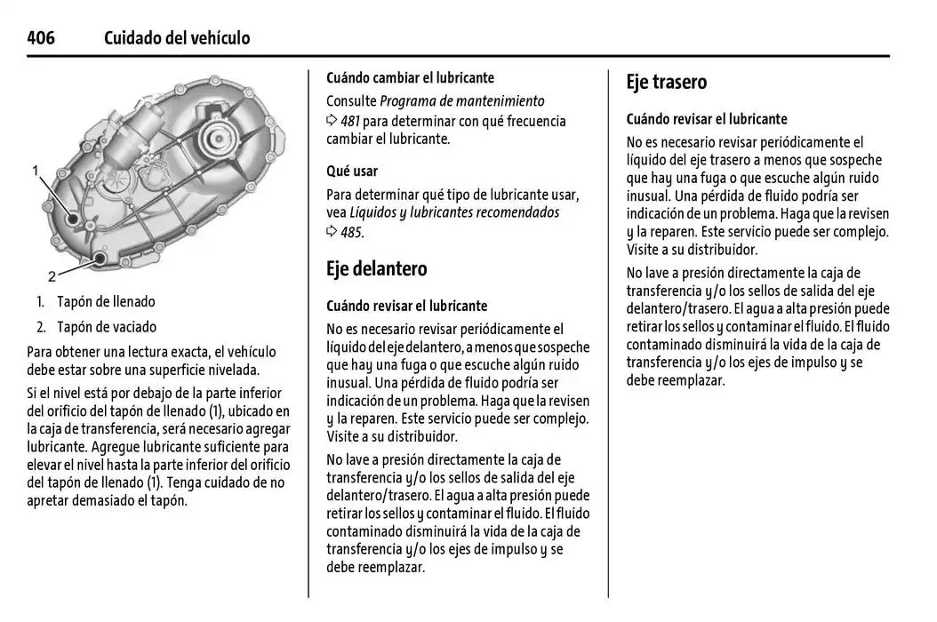 Catálogo de Cheyenne 2025 Manual del propietario 22 de enero al 31 de diciembre 2025 - Pagina 407