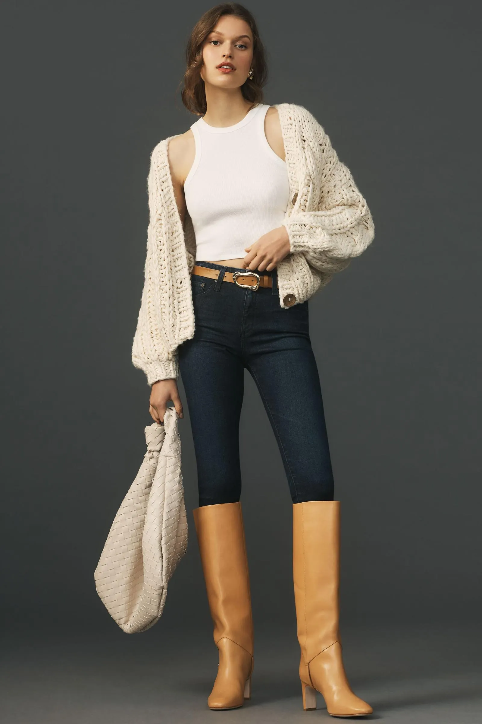 AG Farrah Ankle Mid-Rise Skinny Jeans