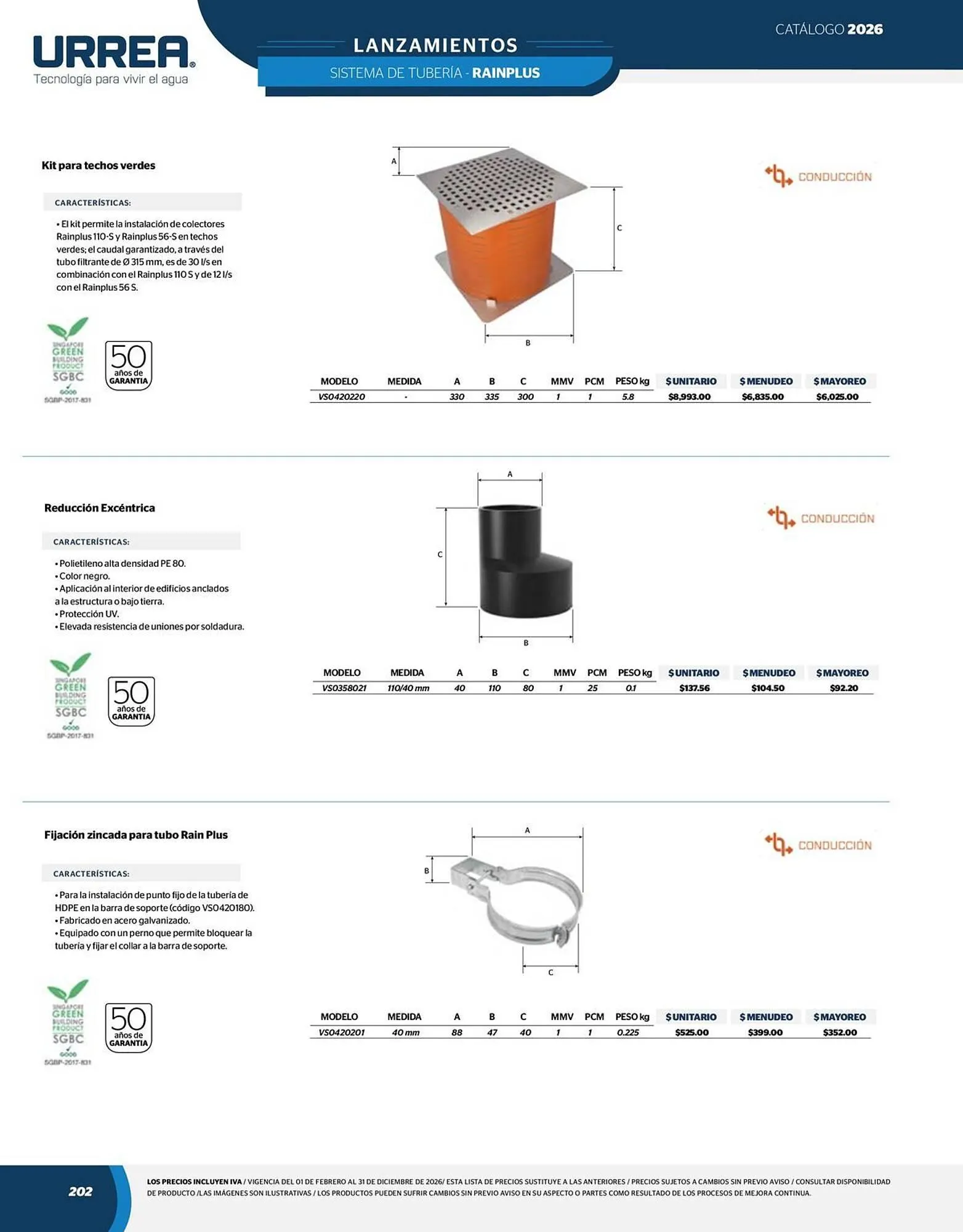 Catálogo de Catálogo Urrea 24 de abril al 31 de diciembre 2026 - Pagina 204