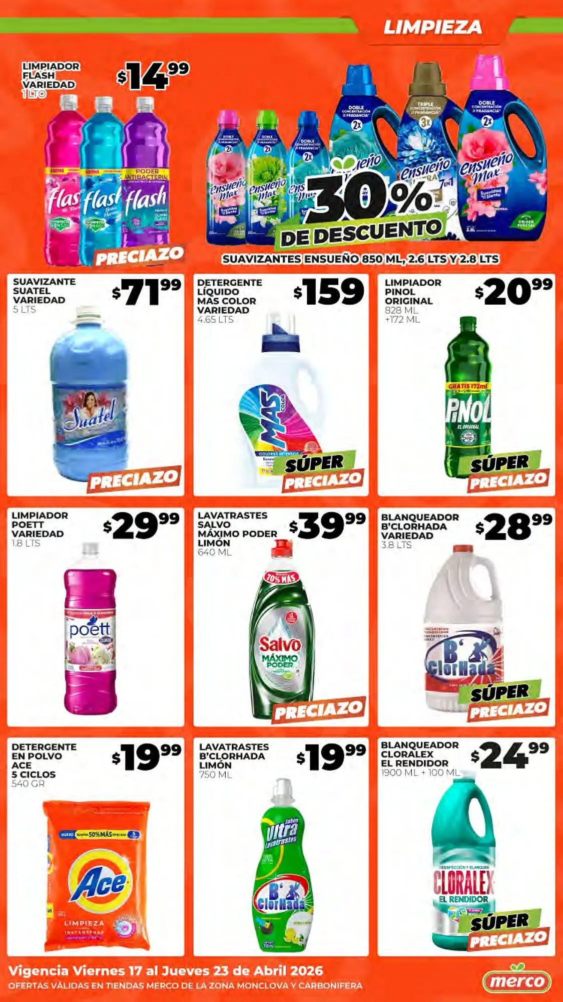 Catálogo de Folleto Merco 17 de abril al 23 de abril 2026 - Pagina 10