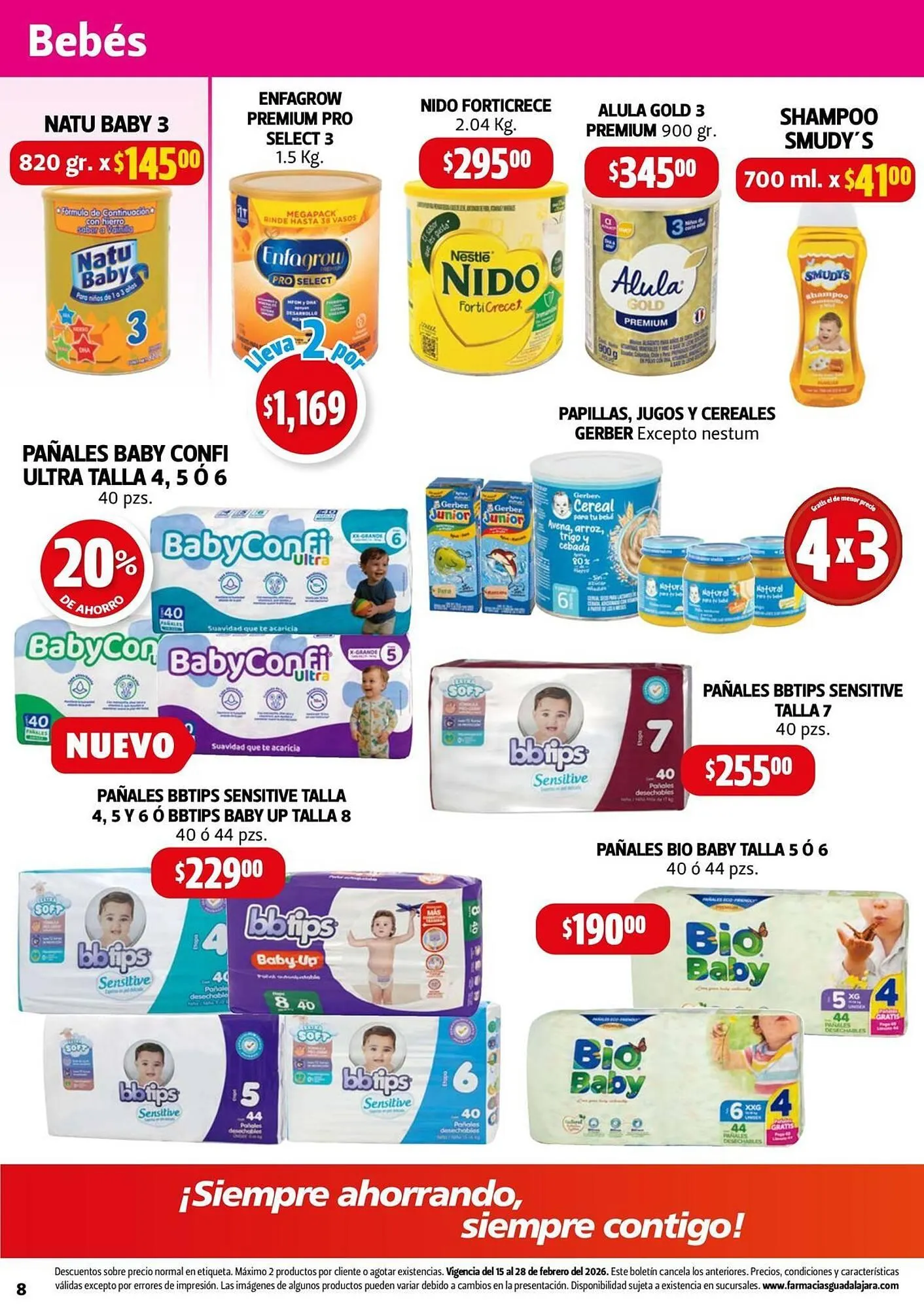 Catálogo de Folleto Farmacias Guadalajara 16 de febrero al 28 de febrero 2026 - Pagina 8