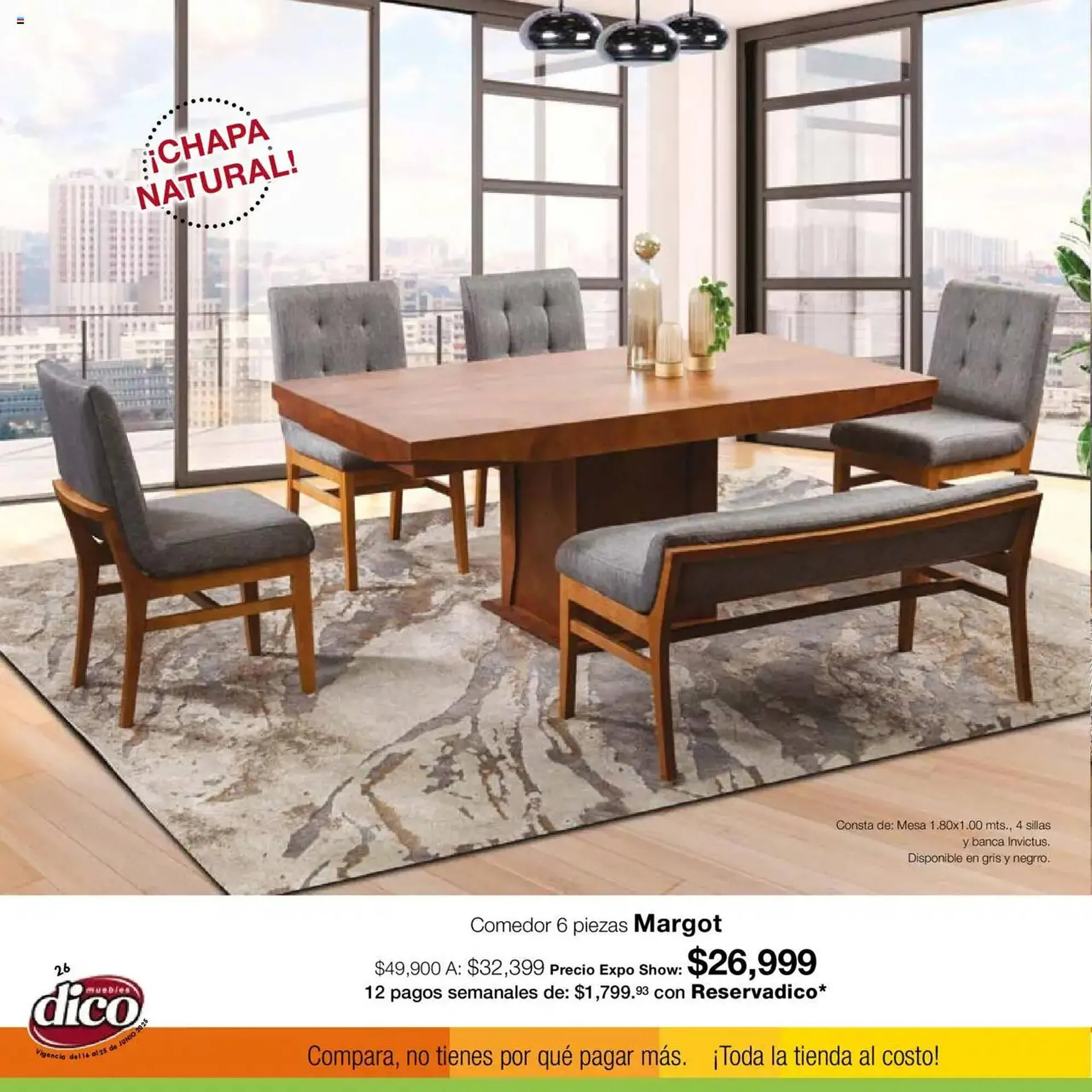 Catálogo de Catálogo Muebles Dico 12 de junio al 25 de junio 2025 - Pagina 26