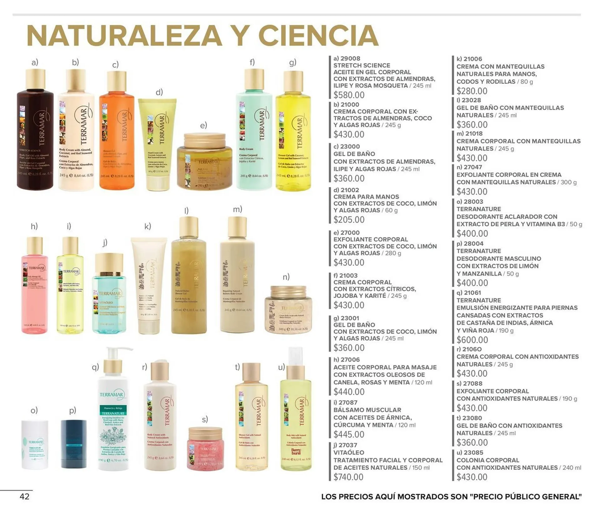 Catálogo de Catálogo Terramar Brands 1 de abril al 30 de abril 2026 - Pagina 42