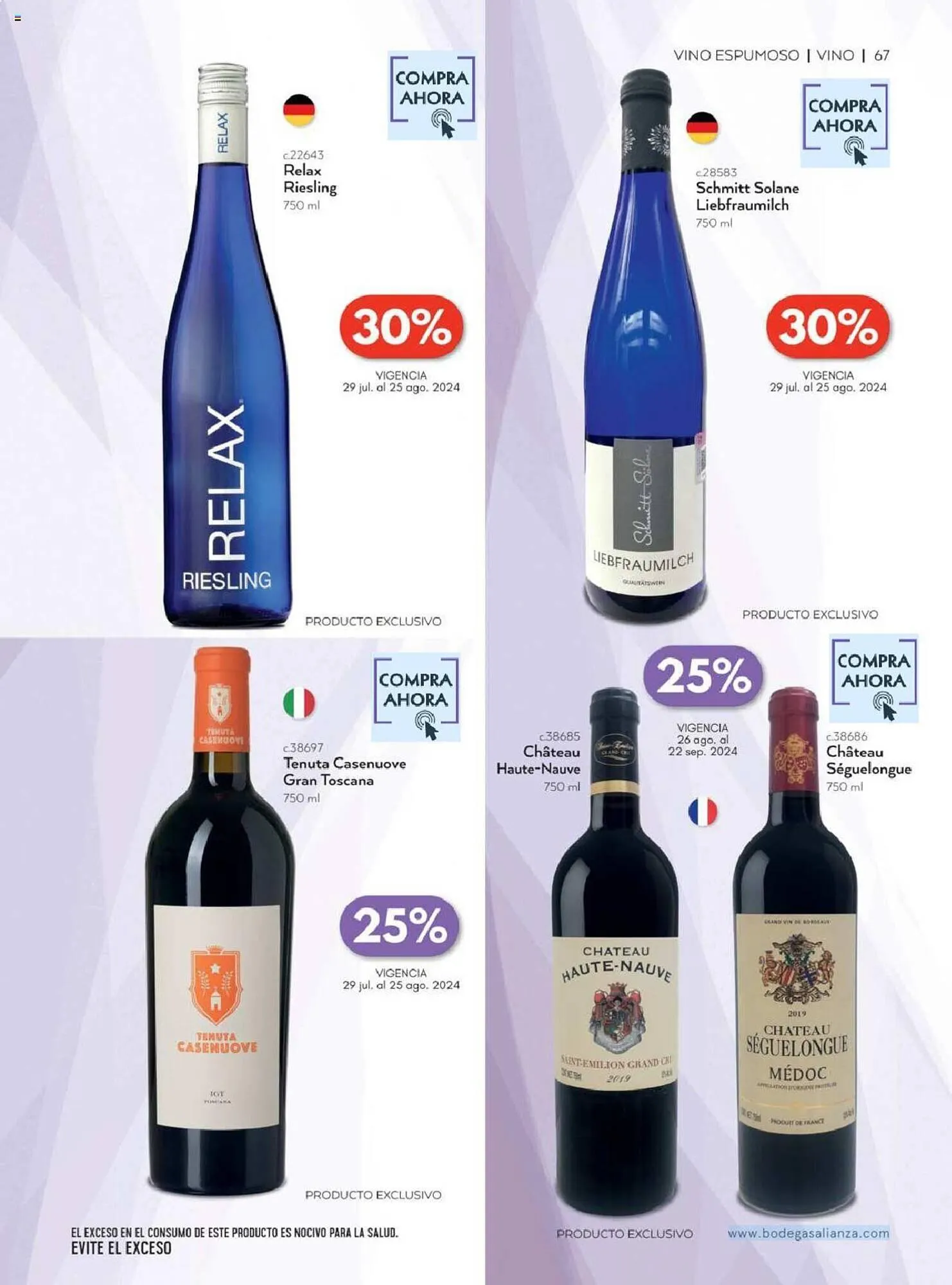 Catálogo de Catálogo Bodegas Alianza 1 de julio al 30 de septiembre 2024 - Pagina 69