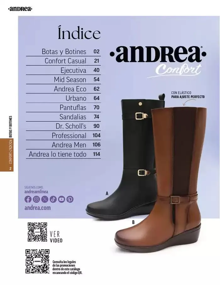 Catálogo de ANDREA - CALZADO CONFORT 26 de agosto al 25 de enero 2025 - Pagina 14
