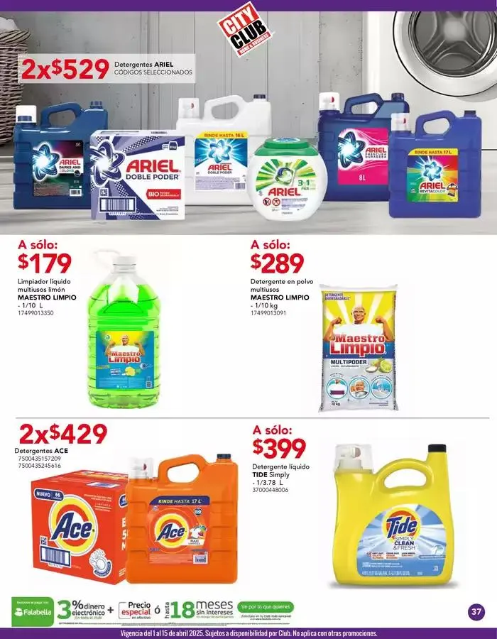 Catálogo de Folleto 1 de abril al 30 de abril 2025 - Pagina 37