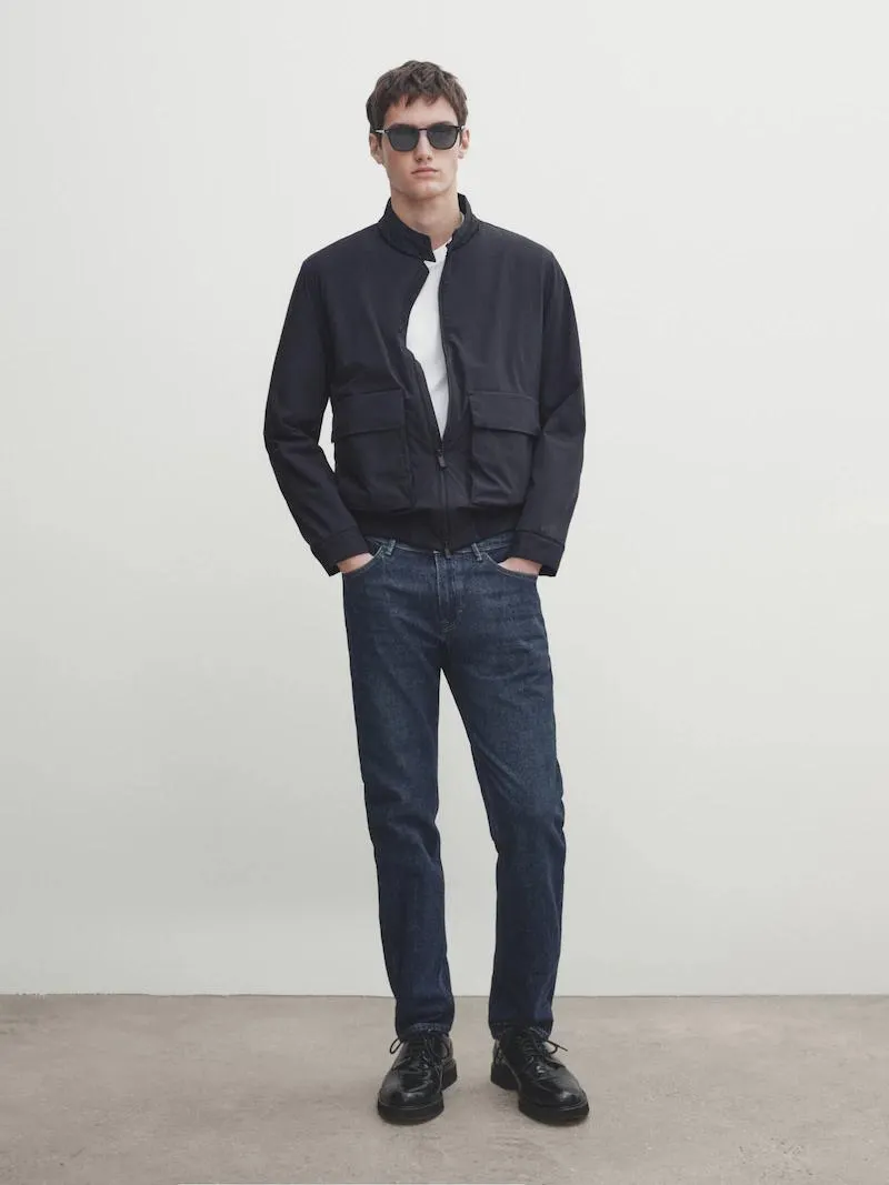 Jeans enzimático slim fit