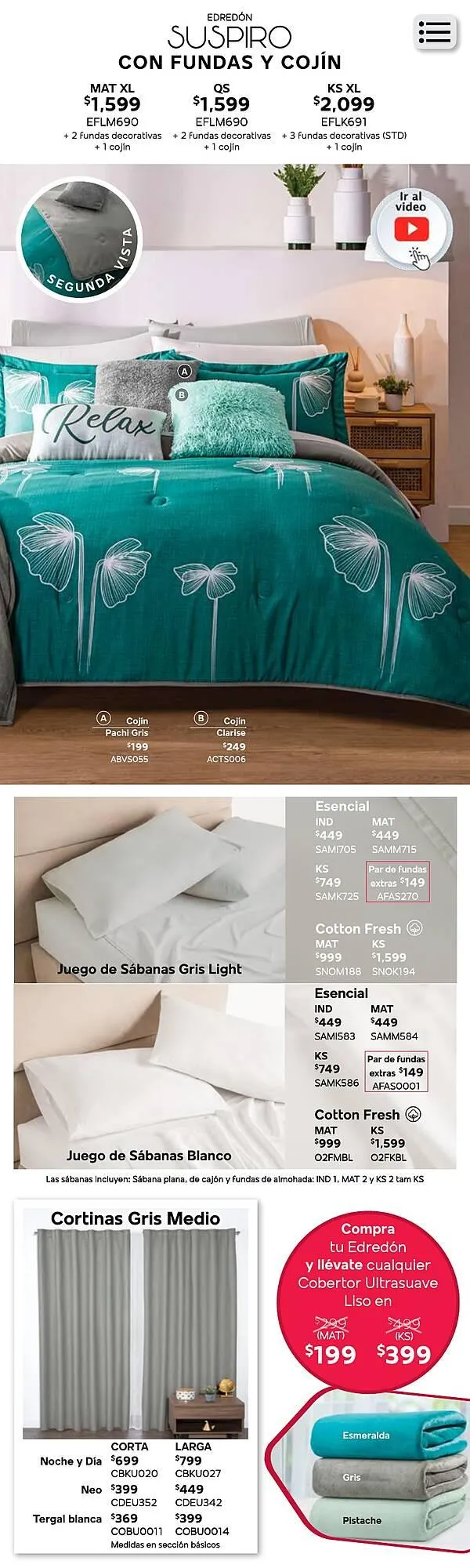 Catálogo de Catálogo Colchas Concord 26 de agosto al 31 de diciembre 2024 - Pagina 15