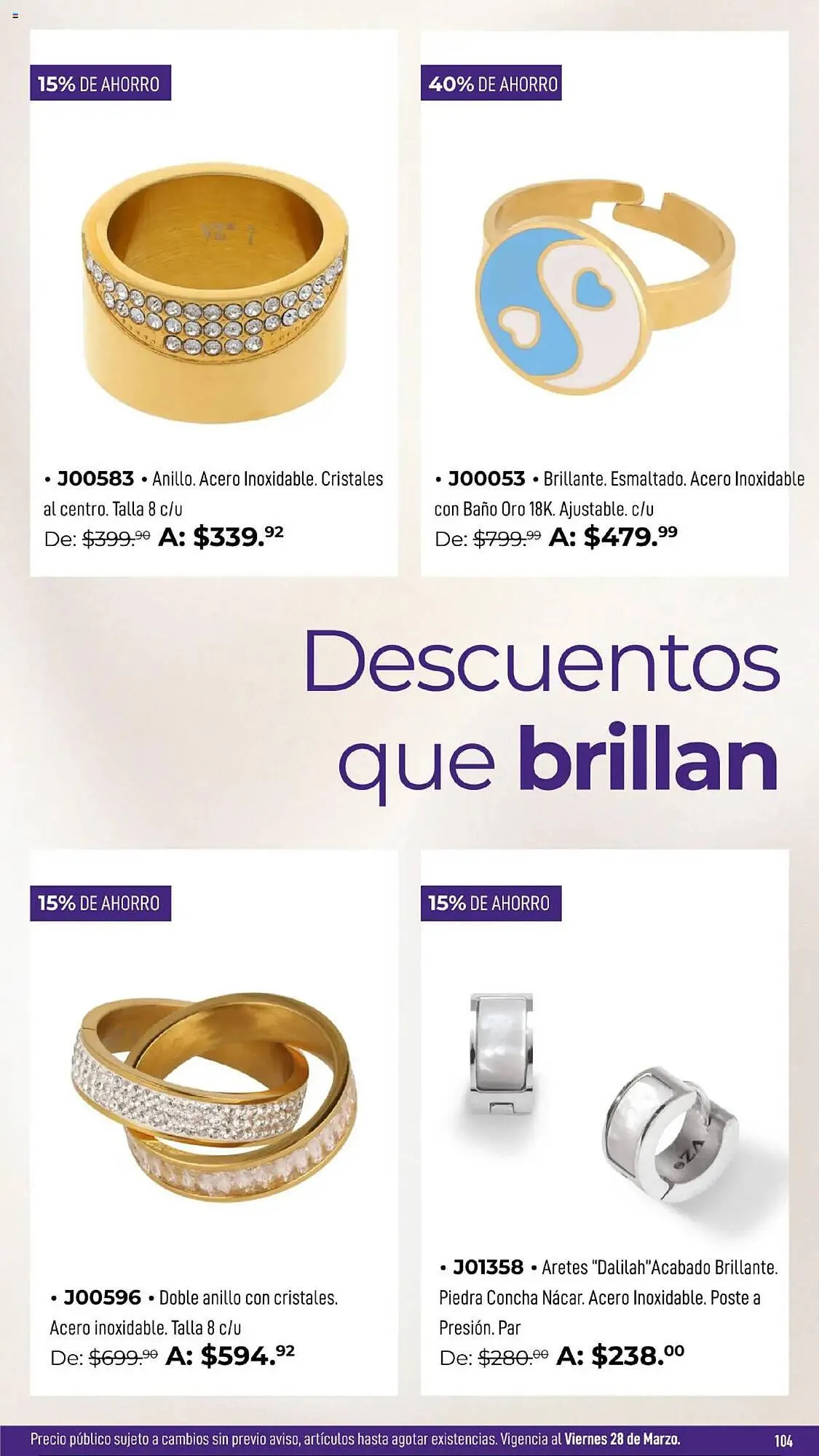 Catálogo de Catálogo Home Interiors 17 de febrero al 28 de marzo 2025 - Pagina 104