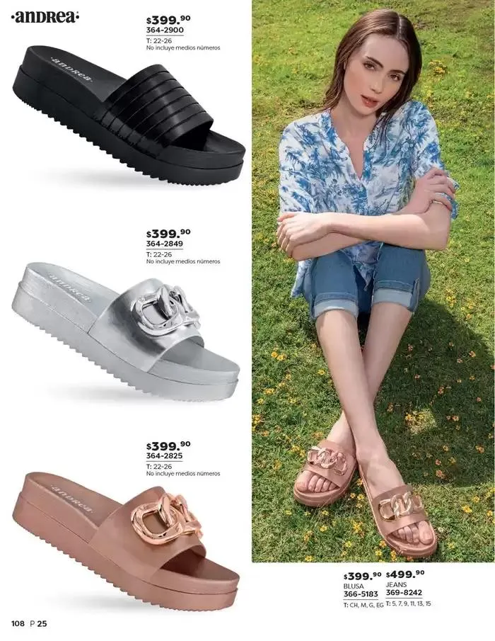 Catálogo de ANDREA | CALZADO DAMA 26 de enero al 24 de mayo 2025 - Pagina 108