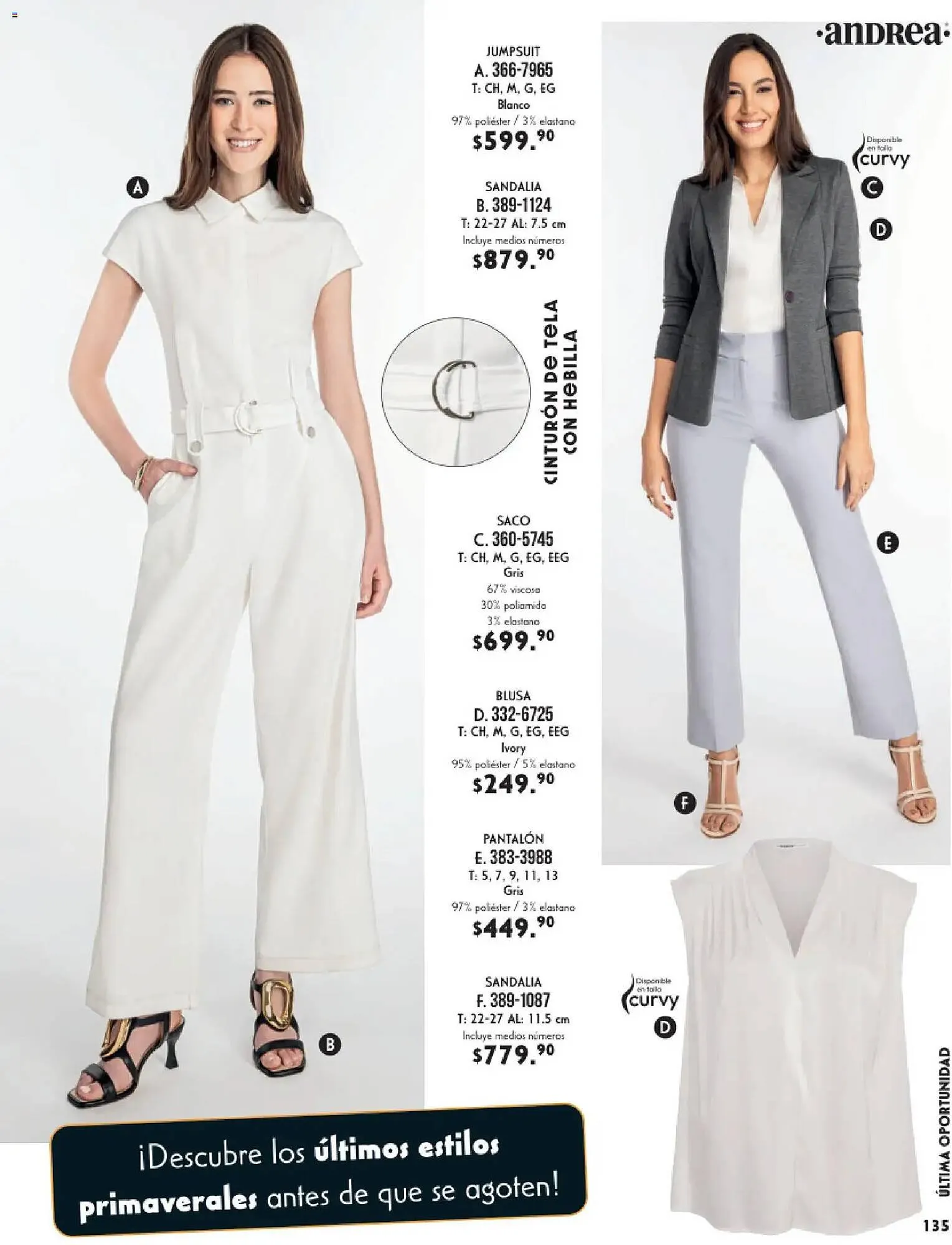 Catálogo de Catálogo Andrea 25 de enero al 1 de junio 2026 - Pagina 135