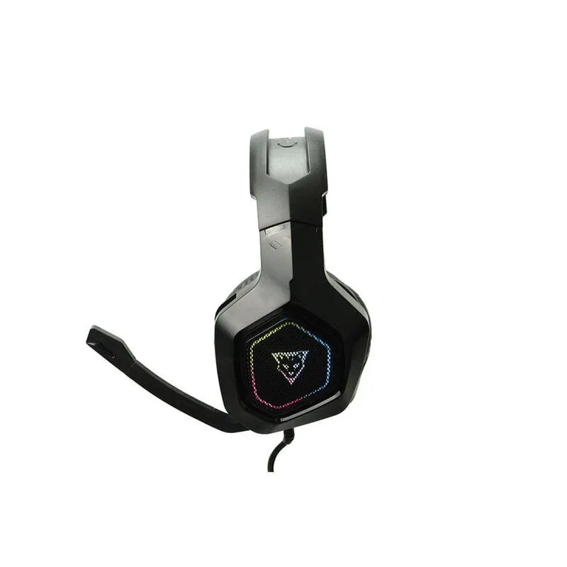 Audífonos de Diadema Gamer con Iluminación RGB y Control de Audio Ocelot