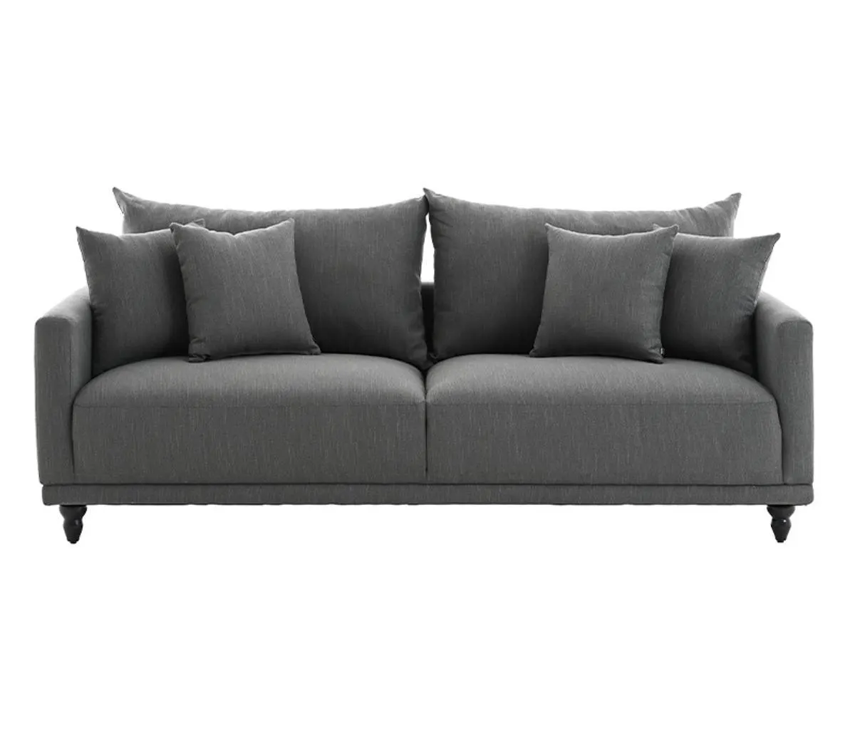 Sofá 3 cuerpos Muxia - Gris grafito